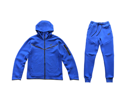 Nike Tech Fleece Royal Albastru Fleece - prezentare produs