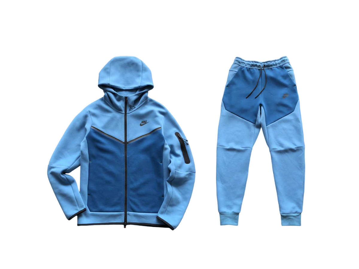 Nike Tech Fleece Albastru Fleece - prezentare produs