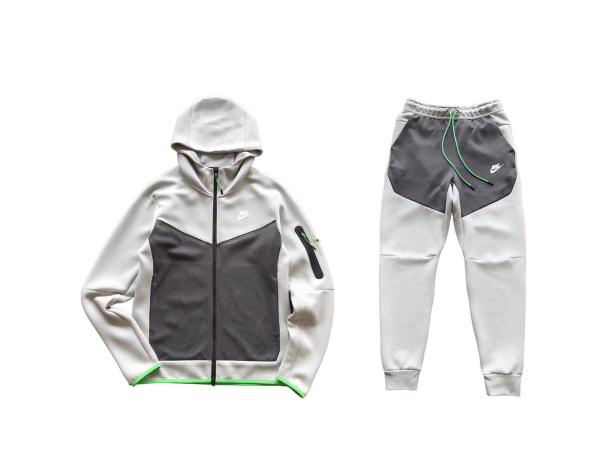 Nike Tech Fleece Deschis Gri Fleece - prezentare produs