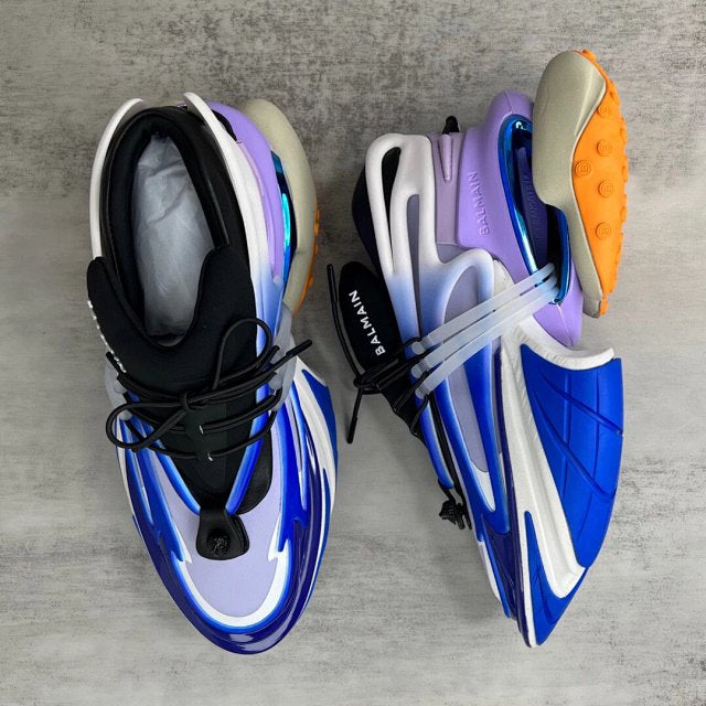 Balmain Unicorn Albastru Violet Portocaliu Pantofi sport - prezentare produs