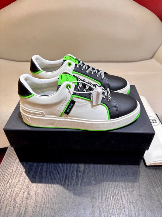 Balmain Casual Piele Lime Alb Negru - prezentare produs