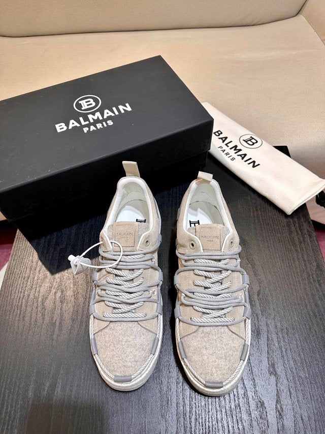 Balmain Casual Piele Gri Pantofi sport - prezentare produs