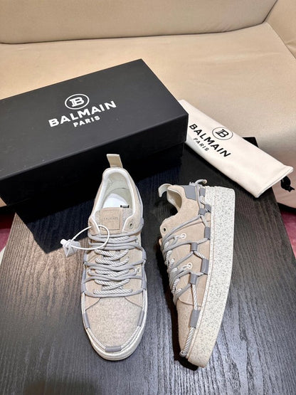 Balmain Casual Piele Gri Pantofi sport - prezentare produs