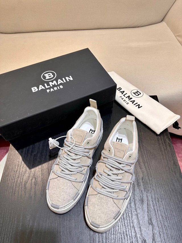 Balmain Casual Piele Gri Pantofi sport - prezentare produs