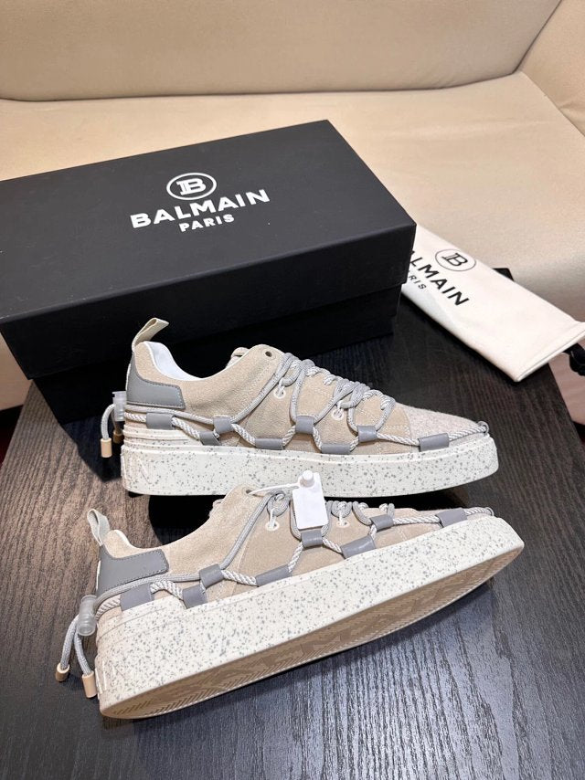 Balmain Casual Piele Gri Pantofi sport - prezentare produs