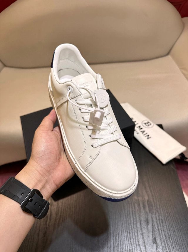 Balmain Casual Piele Alb Pantofi sport - prezentare produs