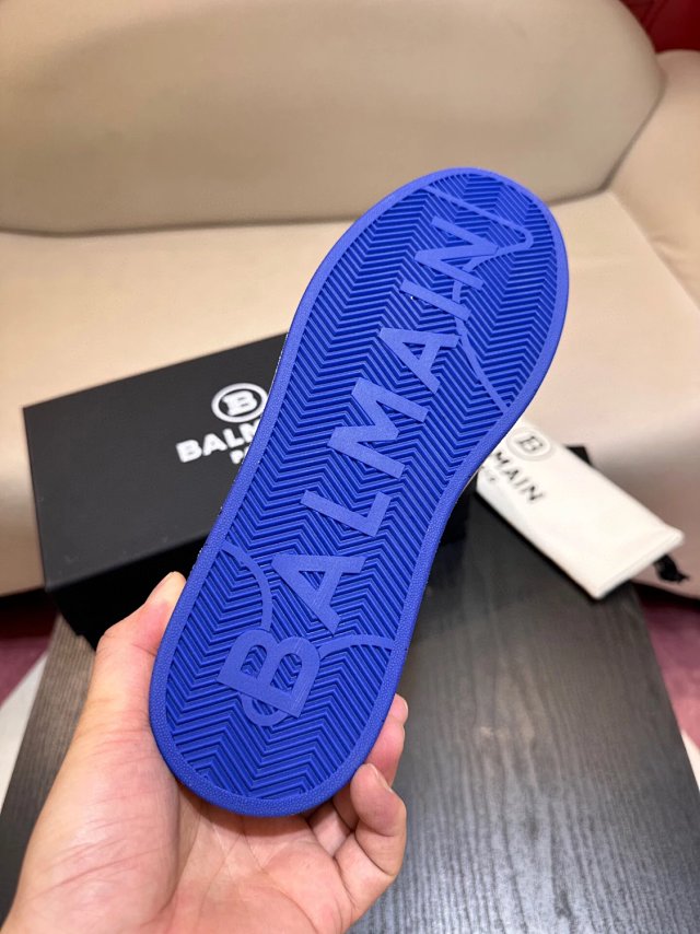 Balmain Casual Piele Alb Pantofi sport - prezentare produs