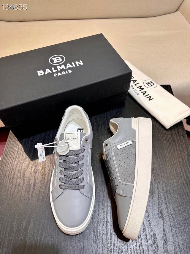 Balmain Casual Piele Gri Pantofi sport - prezentare produs