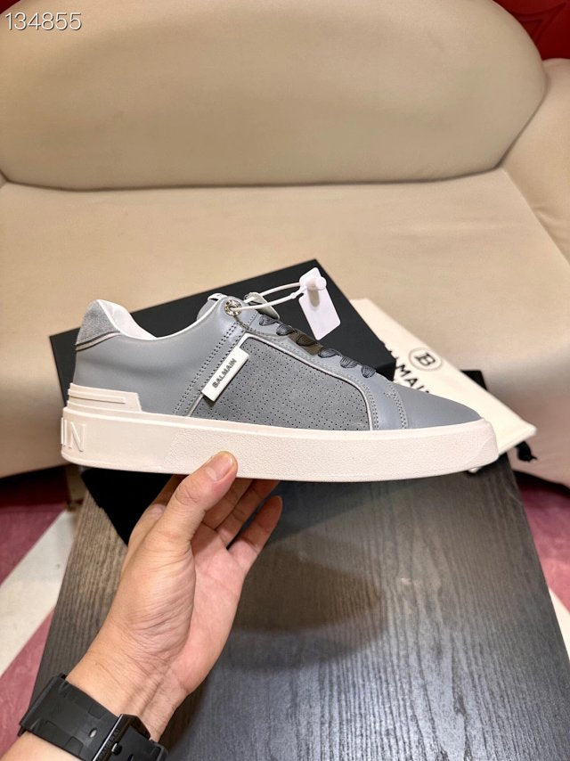 Balmain Casual Piele Gri Pantofi sport - prezentare produs