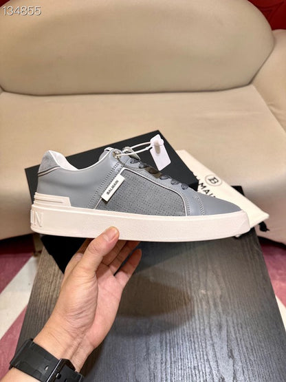 Balmain Casual Piele Gri Pantofi sport - prezentare produs