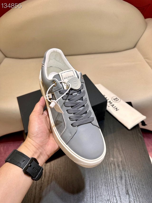 Balmain Casual Piele Gri Pantofi sport - prezentare produs