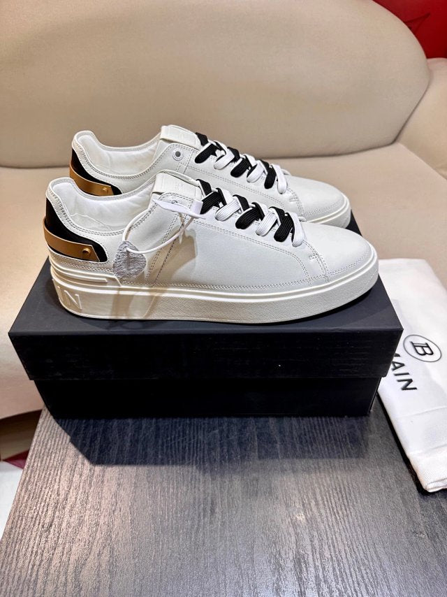 Balmain Casual Piele Alb Pantofi sport - prezentare produs