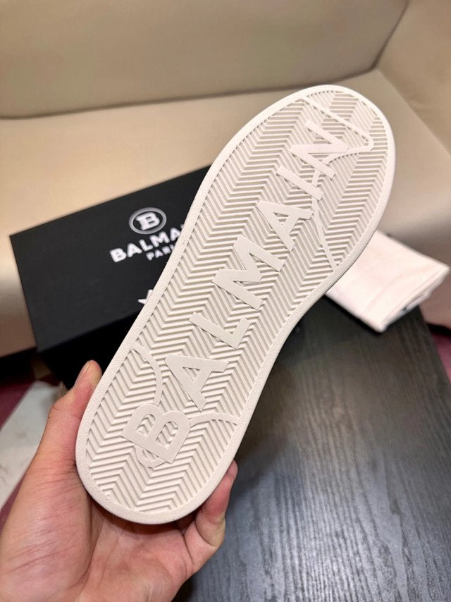 Balmain Casual Piele Alb Pantofi sport - prezentare produs