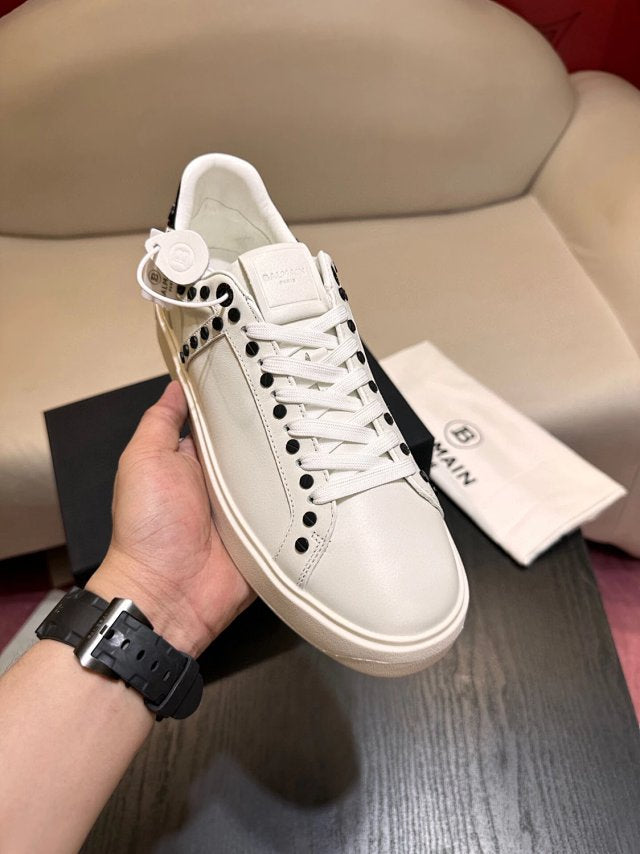 Balmain Casual Piele Alb Pantofi sport - prezentare produs