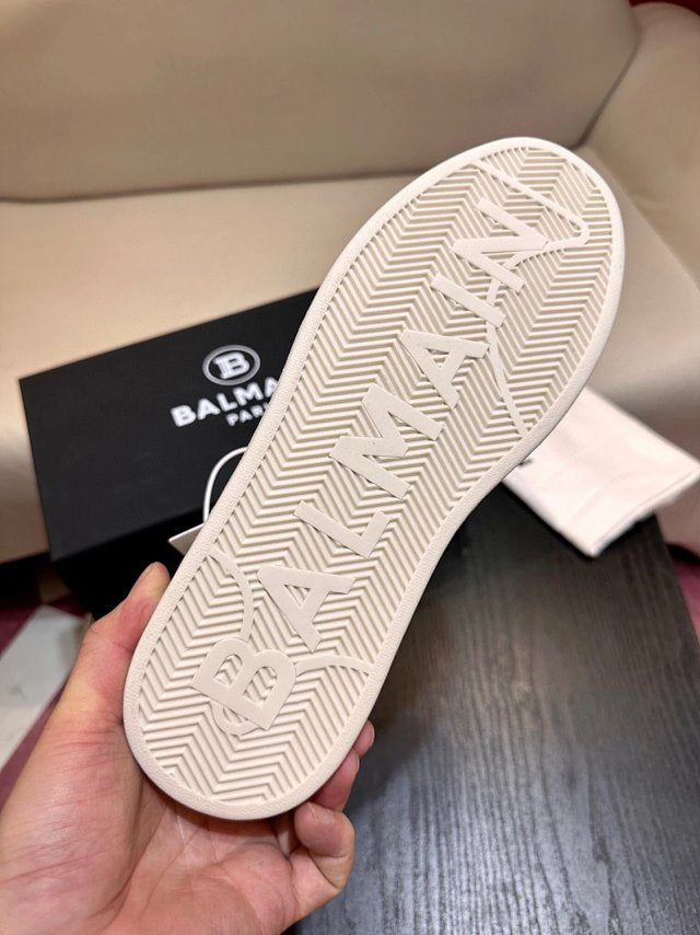 Balmain Casual Piele Alb Pantofi sport - prezentare produs