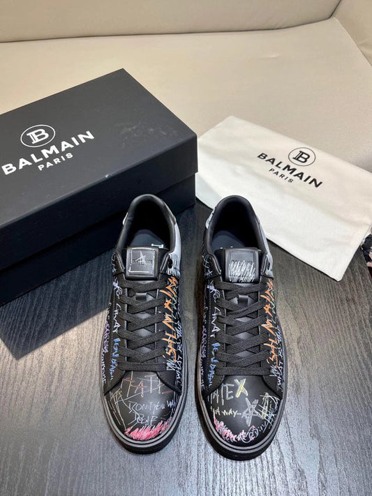 Balmain Casual Piele Negru - prezentare produs