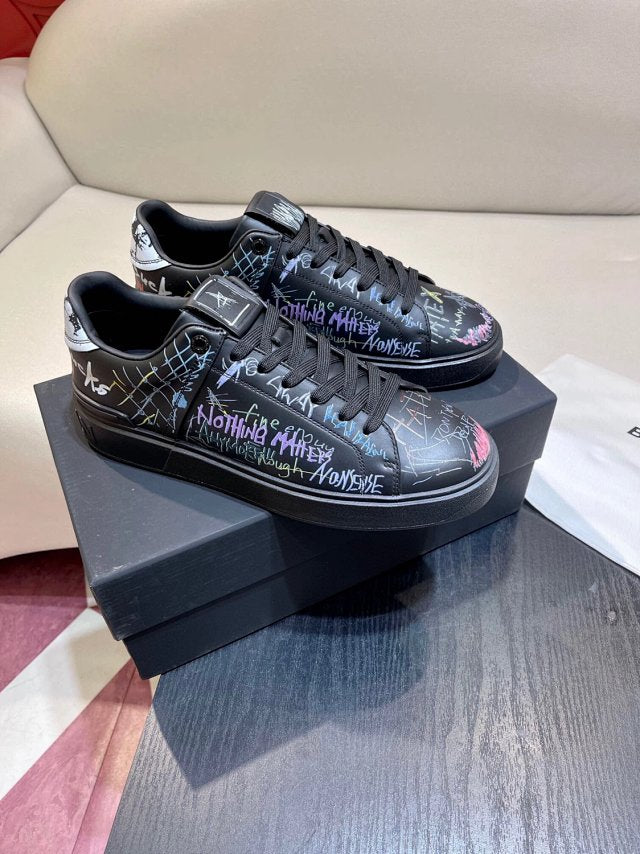 Balmain Casual Piele Negru Pantofi sport - prezentare produs