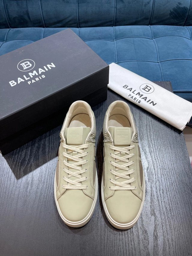 Balmain Casual Piele Măsliniu Pantofi sport - prezentare produs