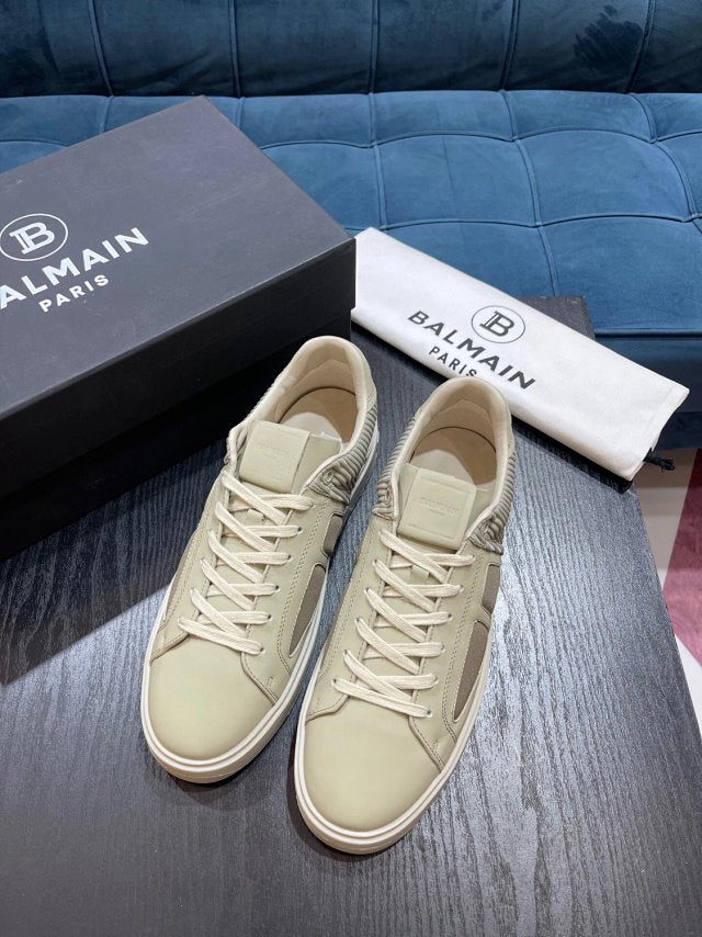 Balmain Casual Piele Măsliniu Pantofi sport - prezentare produs