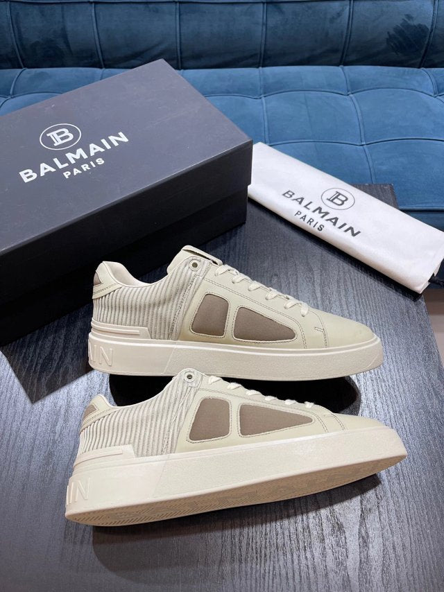 Balmain Casual Piele Măsliniu Pantofi sport - prezentare produs