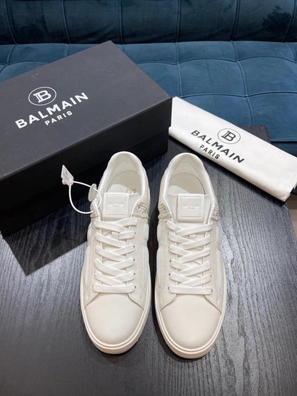 Balmain Casual Piele Alb Pantofi sport - prezentare produs