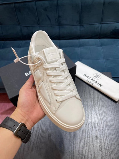 Balmain Casual Piele Alb Pantofi sport - prezentare produs