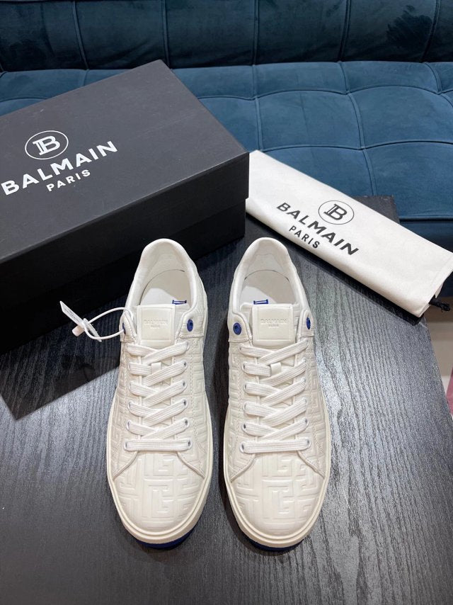 Balmain Casual Piele Alb Pantofi sport - prezentare produs