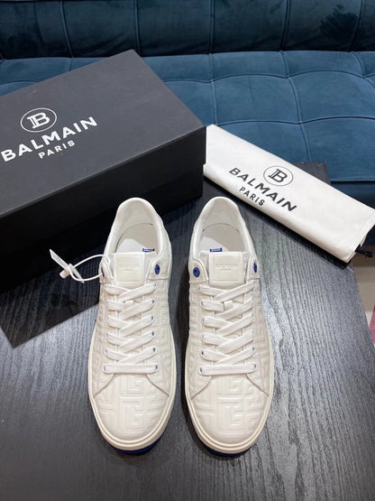 Balmain Casual Piele Alb Pantofi sport - prezentare produs