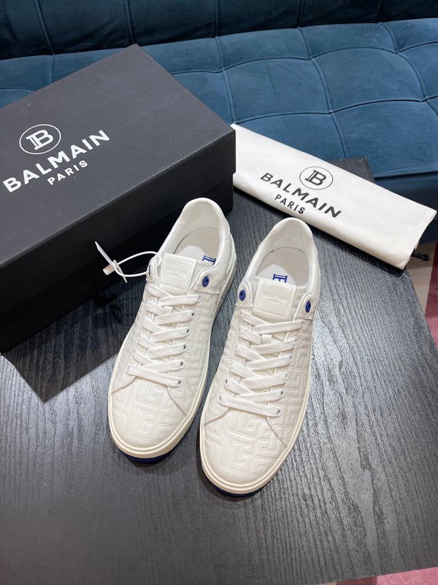 Balmain Casual Piele Alb Pantofi sport - prezentare produs