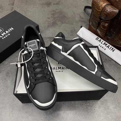 Balmain Casual Piele Negru Alb - prezentare produs