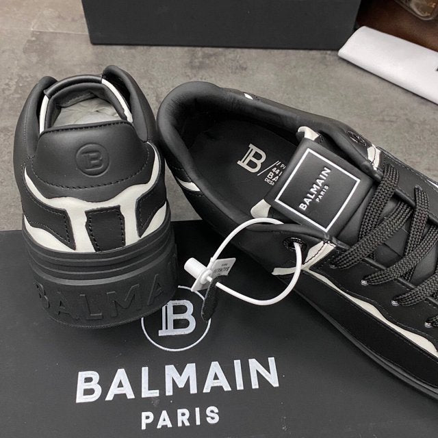 Balmain Casual Piele Negru Alb Pantofi sport - prezentare produs