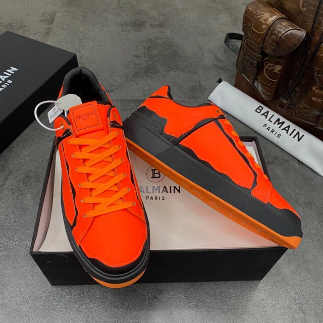 Balmain Casual Piele Portocaliu Pantofi sport - prezentare produs