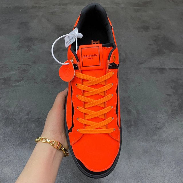 Balmain Casual Piele Portocaliu Pantofi sport - prezentare produs