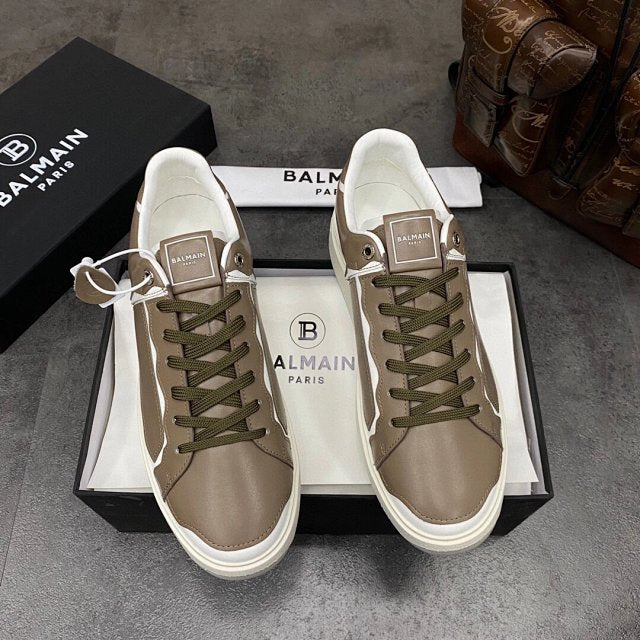 Balmain Casual Piele Maro Pantofi sport - prezentare produs