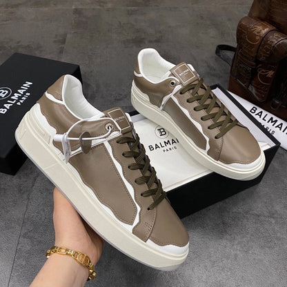 Balmain Casual Piele Maro Pantofi sport - prezentare produs