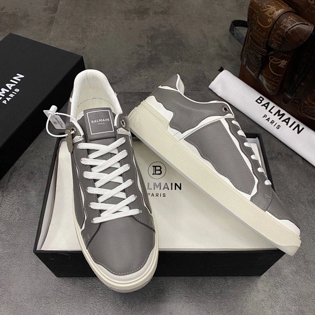 Balmain Casual Piele Gri - prezentare produs