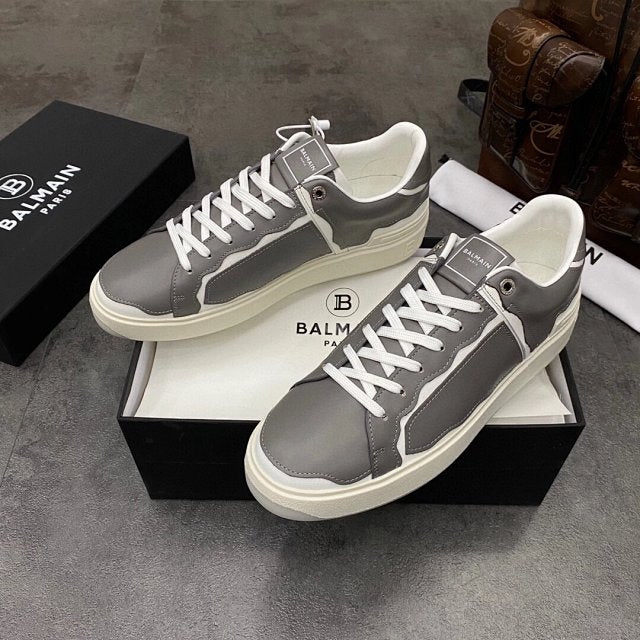 Balmain Casual Piele Gri Pantofi sport - prezentare produs