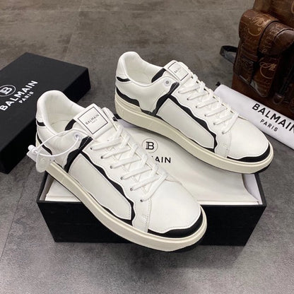 Balmain Casual Piele Alb Pantofi sport - prezentare produs