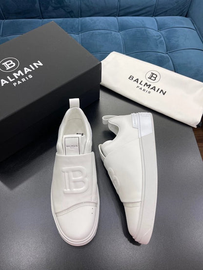 Balmain Casual Piele Alb Pantofi sport - prezentare produs