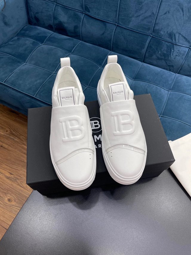 Balmain Casual Piele Alb Pantofi sport - prezentare produs
