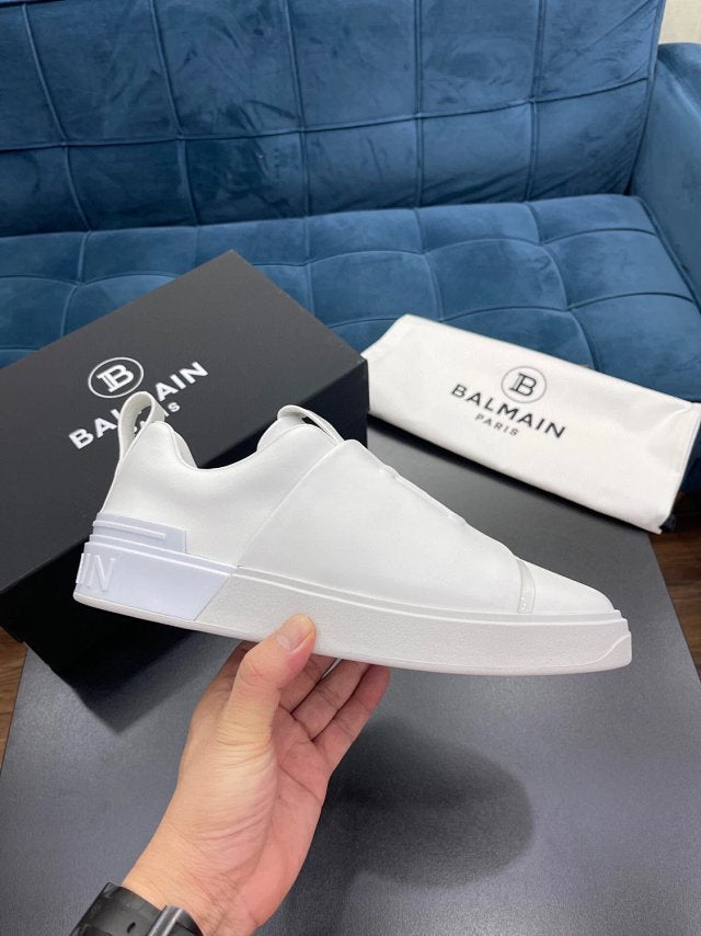 Balmain Casual Piele Alb Pantofi sport - prezentare produs