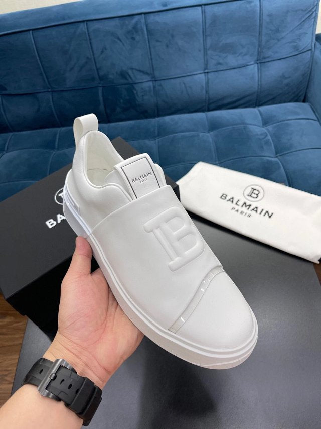 Balmain Casual Piele Alb Pantofi sport - prezentare produs