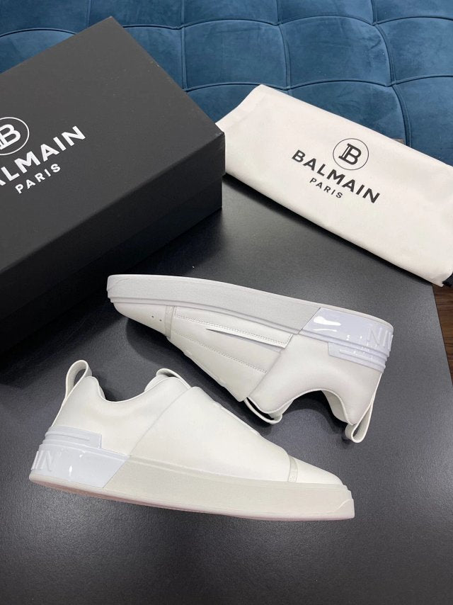 Balmain Casual Piele Alb Pantofi sport - prezentare produs