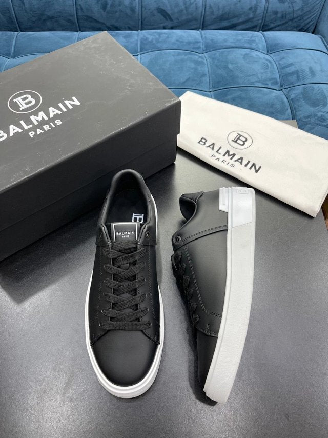 Balmain Casual Piele Negru Alb Pantofi sport - prezentare produs