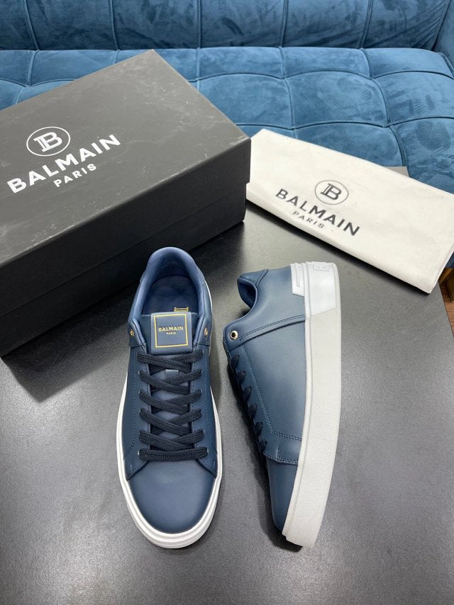 Balmain Casual Piele Albastru Alb Pantofi sport - prezentare produs
