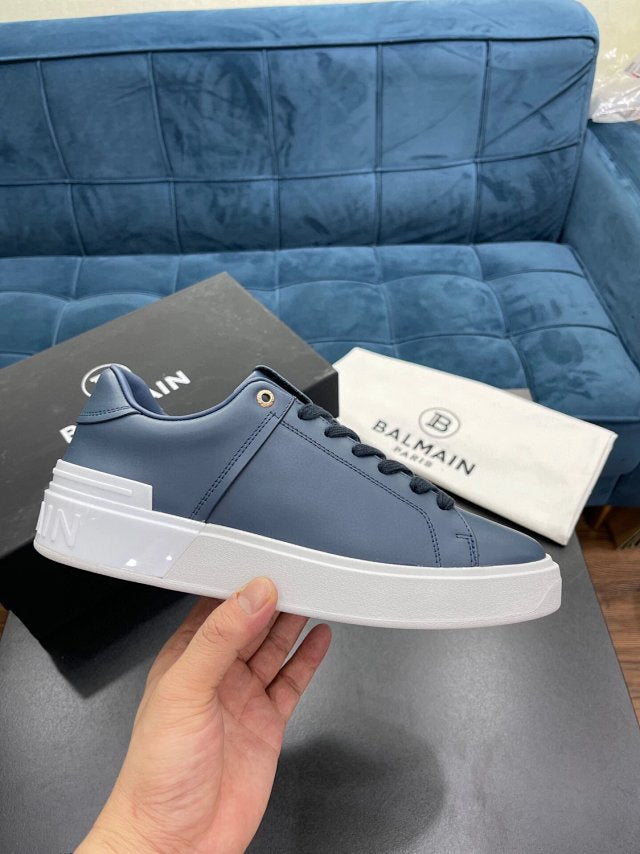 Balmain Casual Piele Albastru Alb Pantofi sport - prezentare produs