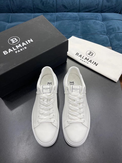 Balmain Casual Piele Alb Pantofi sport - prezentare produs