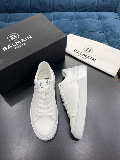Balmain Casual Piele Alb Pantofi sport - prezentare produs