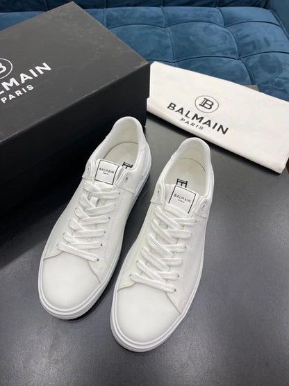 Balmain Casual Piele Alb Pantofi sport - prezentare produs