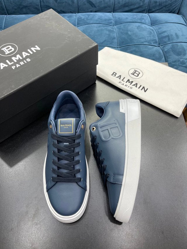 Balmain Casual Piele Dark Albastru Pantofi sport - prezentare produs